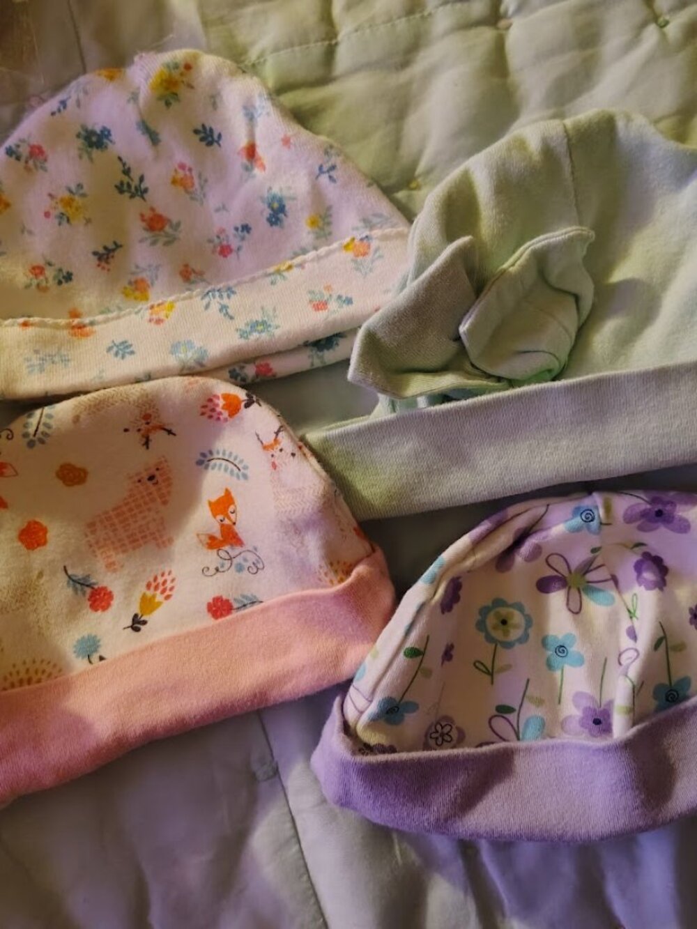 Infant Girls Carter's Beanies Set of 4 One Size